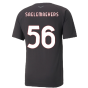 2022-2023 AC Milan Casuals Tee (Black) (SAELEMAEKERS 56)