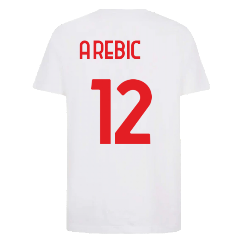 2022-2023 AC Milan FtblCore Tee (White) (A REBIC 12)