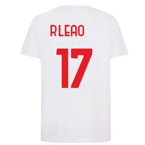 2022-2023 AC Milan FtblCore Tee (White) (R LEAO 17)