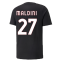 2022-2023 AC Milan FtblCulture Tee (Black) (MALDINI 27)