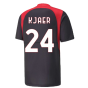 2022-2023 AC Milan Gameday Jersey (Black) (KJAER 24)