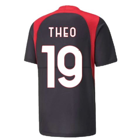 2022-2023 AC Milan Gameday Jersey (Black) (THEO 19)