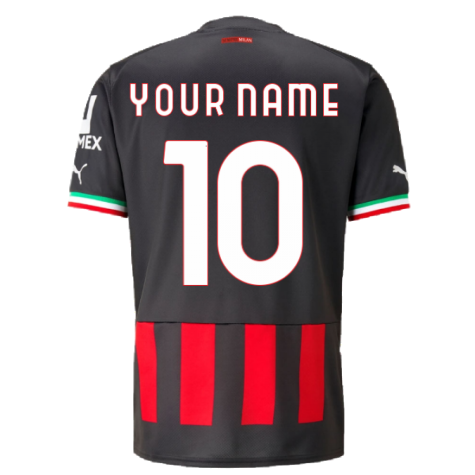 2022-2023 AC Milan Home Shirt (Your Name)