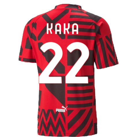 2022-2023 AC Milan Pre-Match Jersey (Red) (KAKA 22)