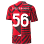 2022-2023 AC Milan Pre-Match Jersey (Red) (SAELEMAEKERS 56)