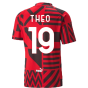 2022-2023 AC Milan Pre-Match Jersey (Red) (THEO 19)