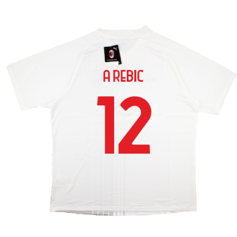 2022-2023 AC Milan Pre-Match Shirt (White-Red) (A REBIC 12)