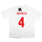 2022-2023 AC Milan Pre-Match Shirt (White-Red) (BENNACER 4)