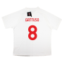 2022-2023 AC Milan Pre-Match Shirt (White-Red) (GATTUSO 8)