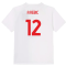 2022-2023 AC Milan Pre-Match Shirt (White-Red) - Kids (A REBIC 12)