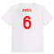 2022-2023 AC Milan Pre-Match Shirt (White-Red) - Kids (BARESI 6)