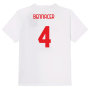 2022-2023 AC Milan Pre-Match Shirt (White-Red) - Kids (BENNACER 4)