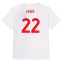 2022-2023 AC Milan Pre-Match Shirt (White-Red) - Kids (KAKA 22)