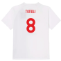 2022-2023 AC Milan Pre-Match Shirt (White-Red) - Kids (TONALI 8)
