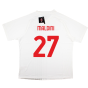 2022-2023 AC Milan Pre-Match Shirt (White-Red) (MALDINI 27)