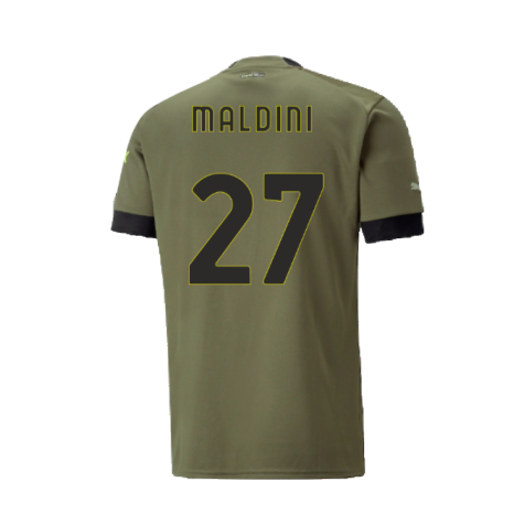 2022-2023 AC Milan Third Shirt - Kids (MALDINI 27)