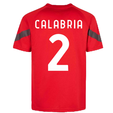 2022-2023 AC Milan Training Jersey (Red) (CALABRIA 2)