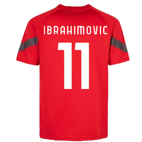 2022-2023 AC Milan Training Jersey (Red) (IBRAHIMOVIC 11)