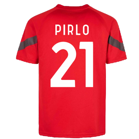 2022-2023 AC Milan Training Jersey (Red) (PIRLO 21)