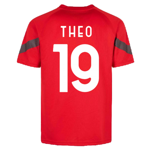 2022-2023 AC Milan Training Jersey (Red) (THEO 19)