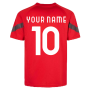2022-2023 AC Milan Training Jersey (Red) (Your Name)