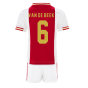 2022-2023 Ajax Home Mini Kit (VAN DE BEEK 6)