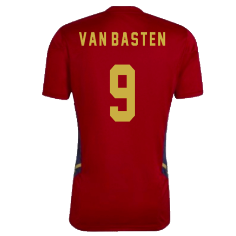 2022-2023 Ajax Training Jersey (Red) (VAN BASTEN 9)