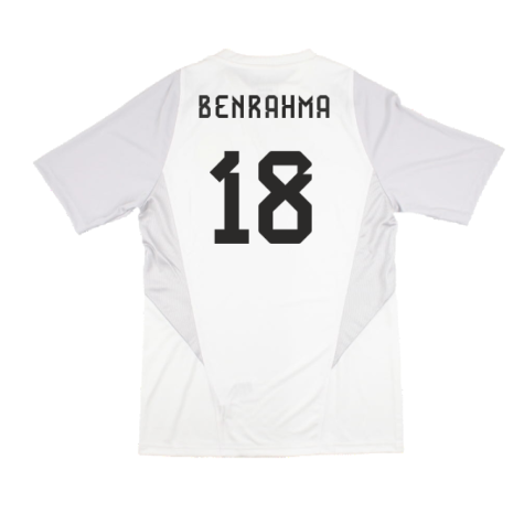 2022-2023 Algeria Training Jersey (White) (BENRAHMA 18)