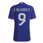 2022-2023 Argentina Authentic Away Shirt (J.ALVAREZ 9)