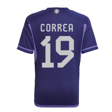 2022-2023 Argentina Away Shirt (Kids) (CORREA 19)