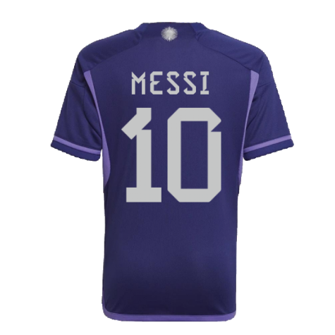 2022-2023 Argentina Away Shirt (Kids) (MESSI 10)