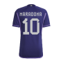 2022-2023 Argentina Away Shirt (MARADONA 10)