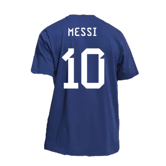 2022-2023 Argentina DNA Graphic Tee (Night Indigo) (MESSI 10)