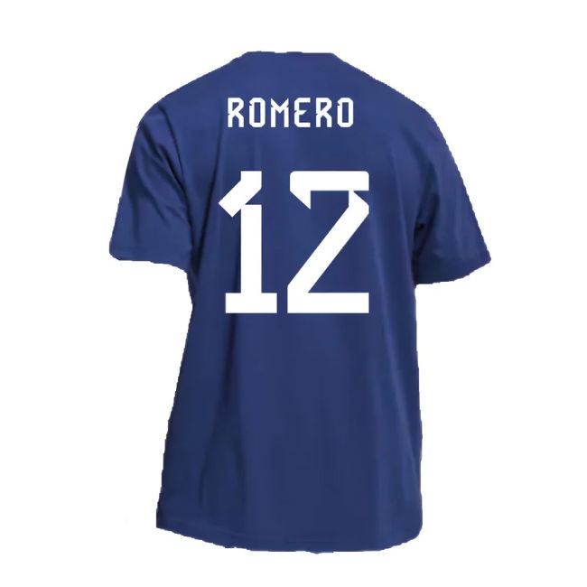 2022-2023 Argentina DNA Graphic Tee (Night Indigo) (ROMERO 12)