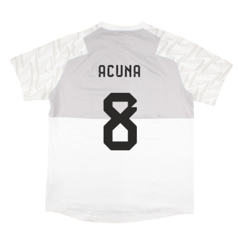 2022-2023 Argentina Game Day Travel Tee (White) (ACUNA 8)