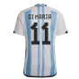 2022-2023 Argentina Home Shirt (DI MARIA 11)