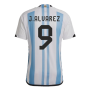 2022-2023 Argentina Home Shirt (J.ALVAREZ 9)