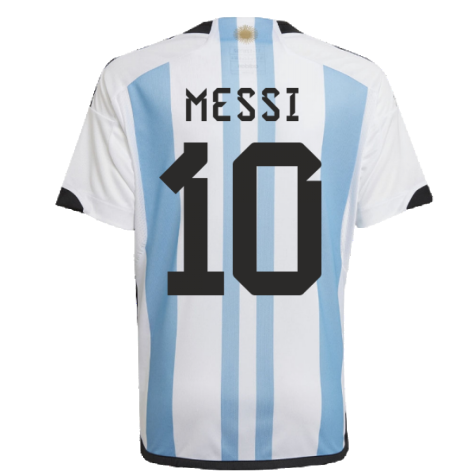 2022-2023 Argentina Home Shirt (Kids) (MESSI 10)