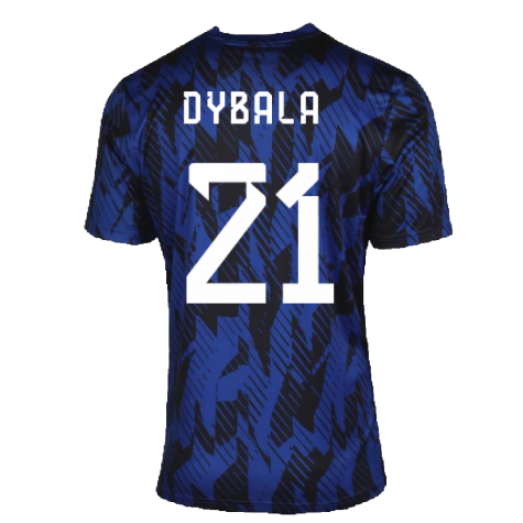 2022-2023 Argentina Pre-Match Shirt (Blue) (DYBALA 21)