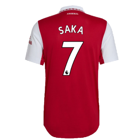 2022-2023 Arsenal Authentic Home Shirt (SAKA 7)