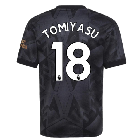 2022-2023 Arsenal Away Shirt (Kids) (TOMIYASU 18)