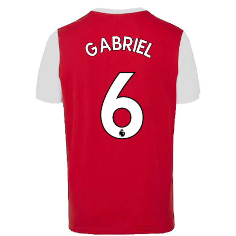 2022-2023 Arsenal DNA 3S Tee (Red) (GABRIEL 6)