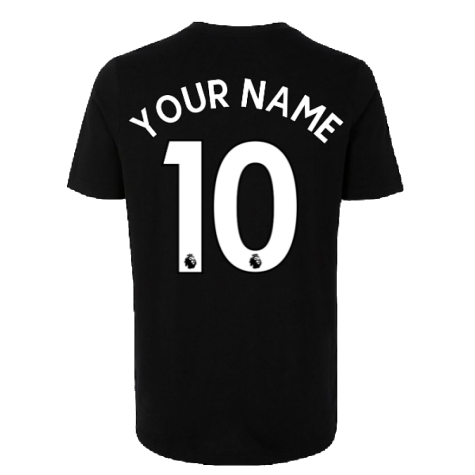 2022-2023 Arsenal DNA Graphic Tee (Black) (Your Name)