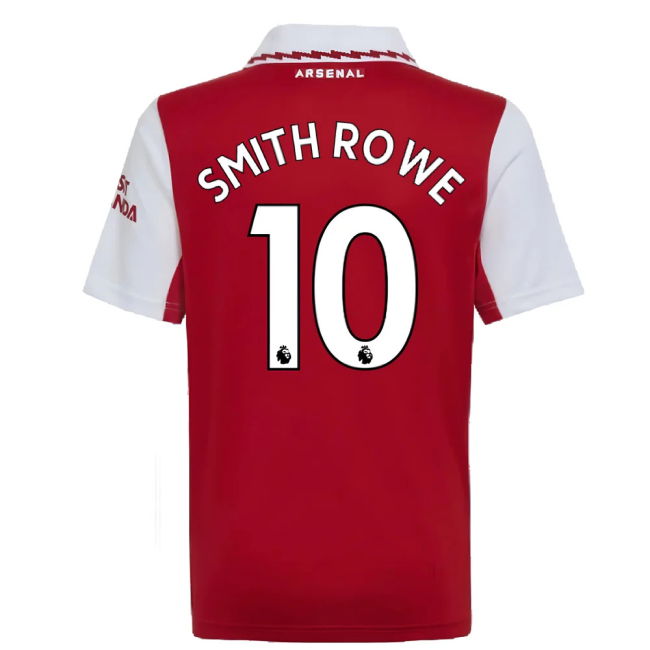 2022-2023 Arsenal Home Shirt (Kids) (SMITH ROWE 10)
