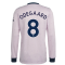 2022-2023 Arsenal Long Sleeve Third Shirt (ODEGAARD 8)