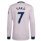 2022-2023 Arsenal Long Sleeve Third Shirt (SAKA 7)