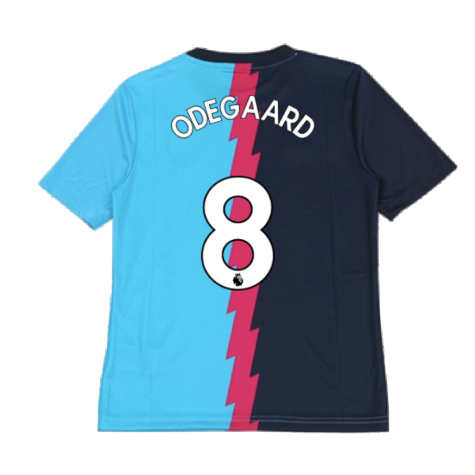 2022-2023 Arsenal Pre-Match Jersey (Blue) - Kids (ODEGAARD 8)