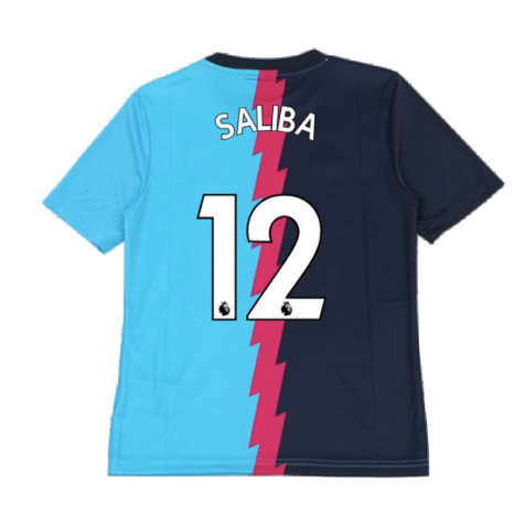 2022-2023 Arsenal Pre-Match Jersey (Blue) - Kids (SALIBA 12)