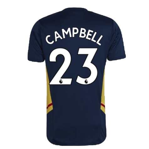 2022-2023 Arsenal Training Shirt (Navy) (CAMPBELL 23)