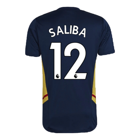 2022-2023 Arsenal Training Shirt (Navy) (SALIBA 12)